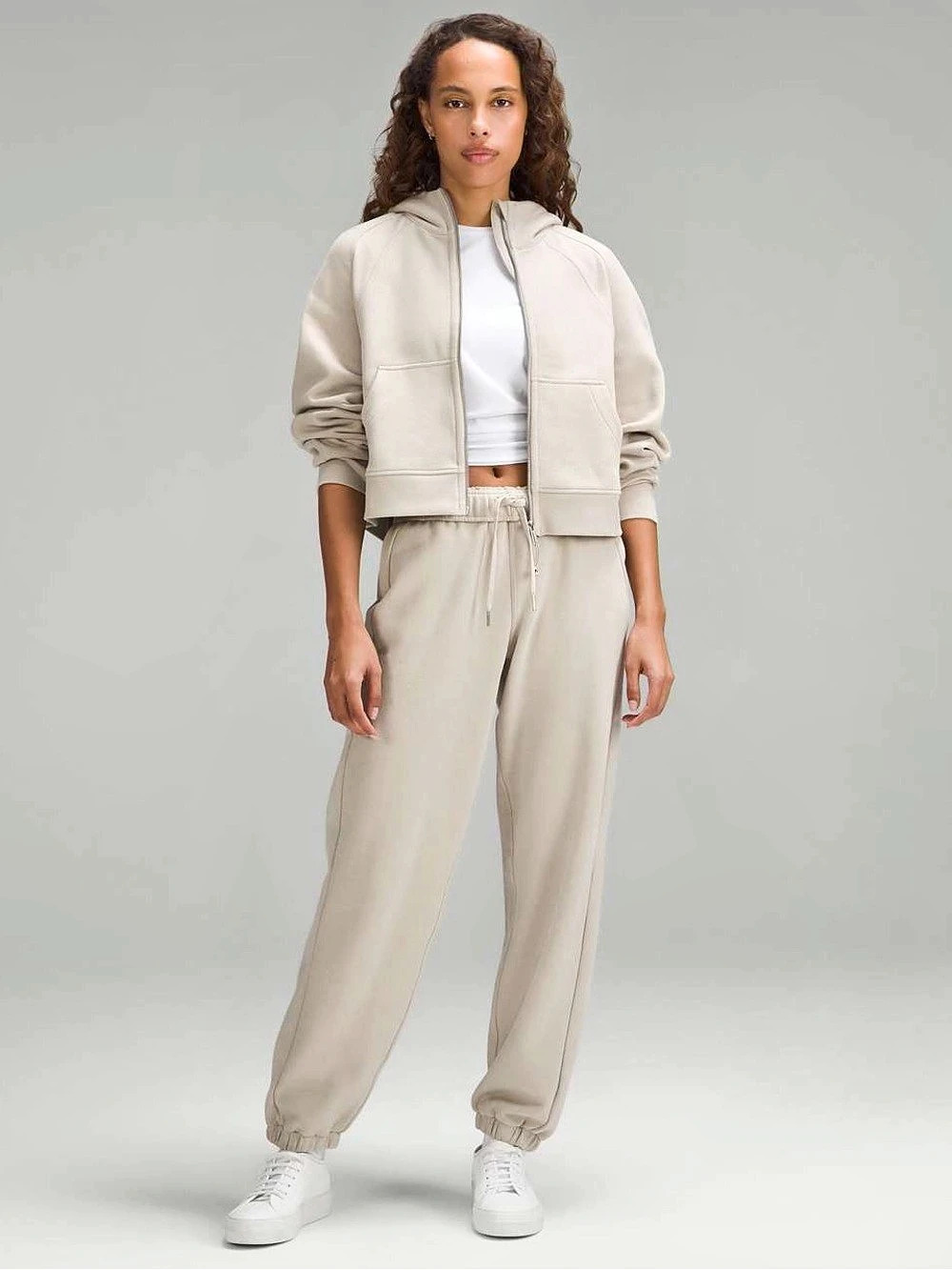 Lululemon Scuba Oversized MR Jogger XS Mojave Tan